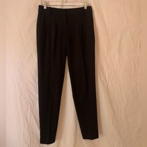 Forever 21 pleated trousers taper leg S belt loops front side pockets